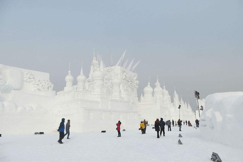 东北的雪景