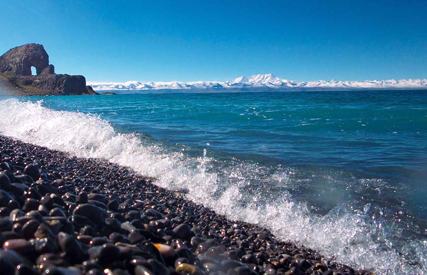 纳木错湖水