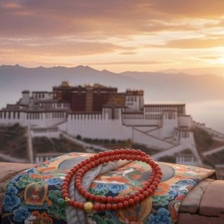 硃砂六字真言多圈手串：靜修者的護身靈符與心靈共振之珠