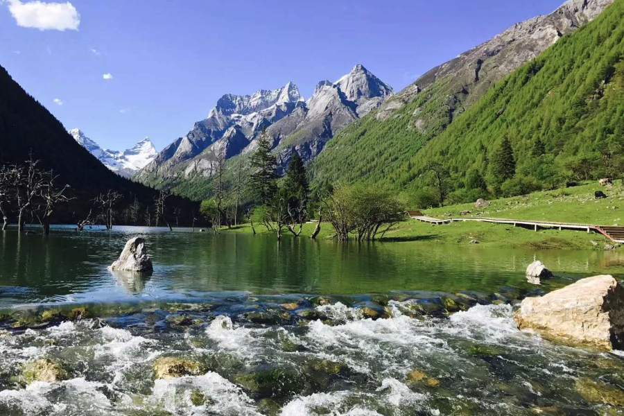 【四稻傳奇】5日遊 |魚子西·塔公草原·墨石公園·四姑娘山