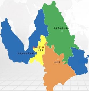 雲南地圖全圖與周邊城市旅遊指南