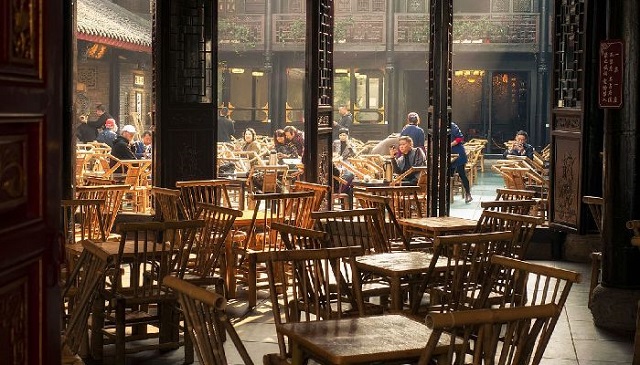 成都老城區茶館
