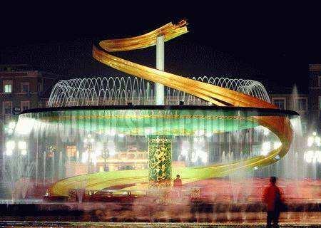 天府廣場太陽神鳥雕塑