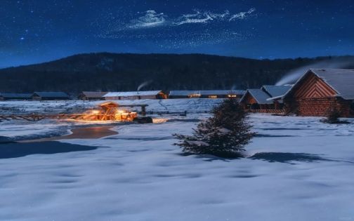 中國獨有的冬季北歐——禾木村