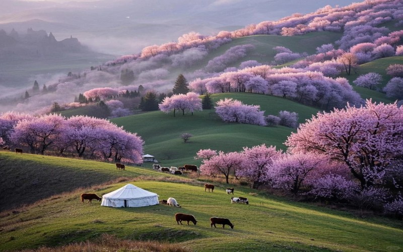 限定·新疆杏花10日|烏魯木齊接機+吐魯番+伊犁杏花+那拉提草原全景行程