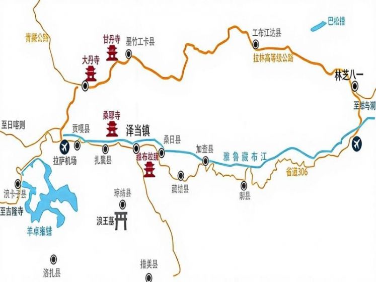 西藏山南旅遊景點