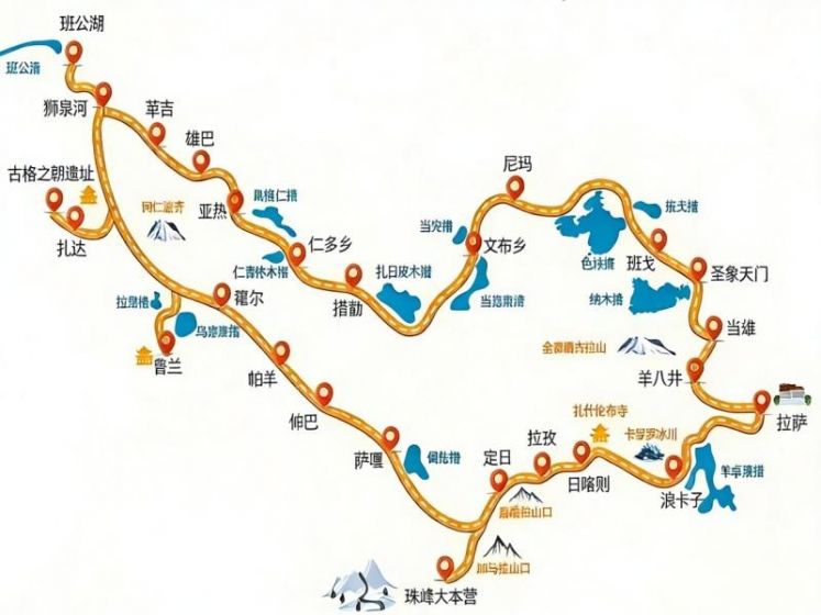 阿里旅遊線路詳解