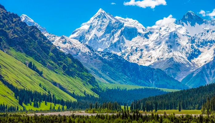 天山山脈主峰景觀