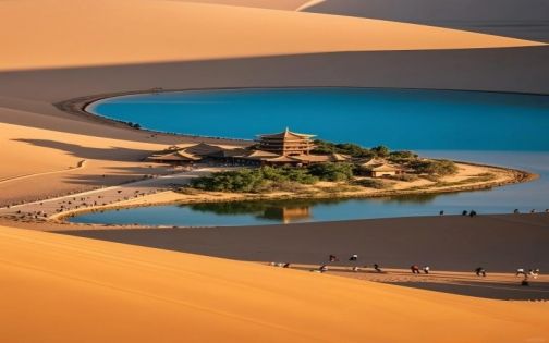 鳴沙山月牙泉超詳細攻略｜入口怎麼選？日落＋萬人星空演唱會一次玩明白