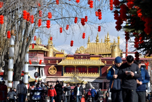 藏曆新年前的大昭寺