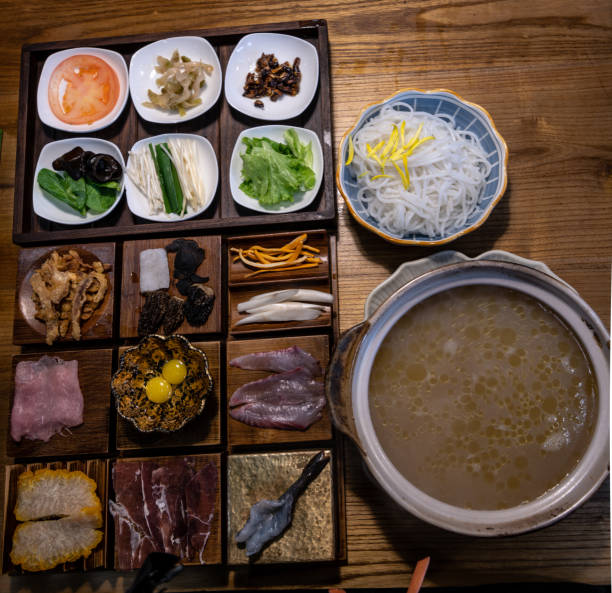 Yunnan specialty food Crossing the Bridge Rice Noodles