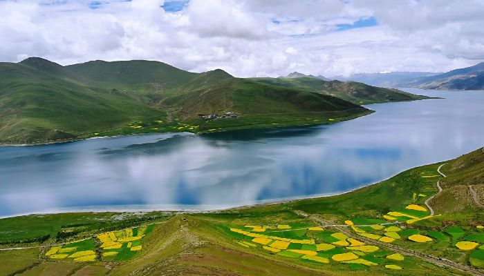 羊卓雍措夏季風光