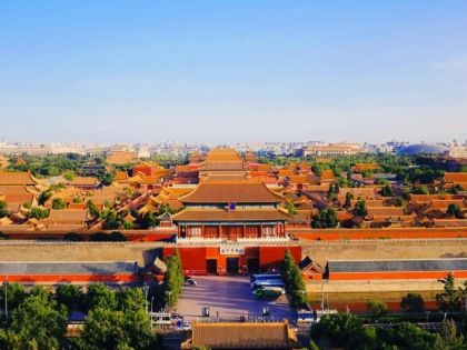 北京故宮博物院遠景