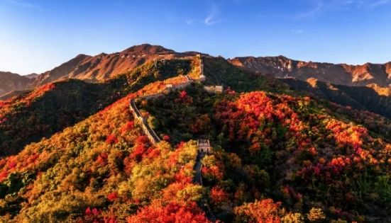 北京長城秋季紅葉